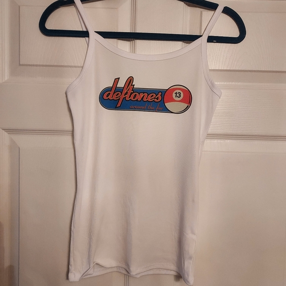 Tops - Deftones tank top  around the fur 13 ball ribbed tank deftones pool ball